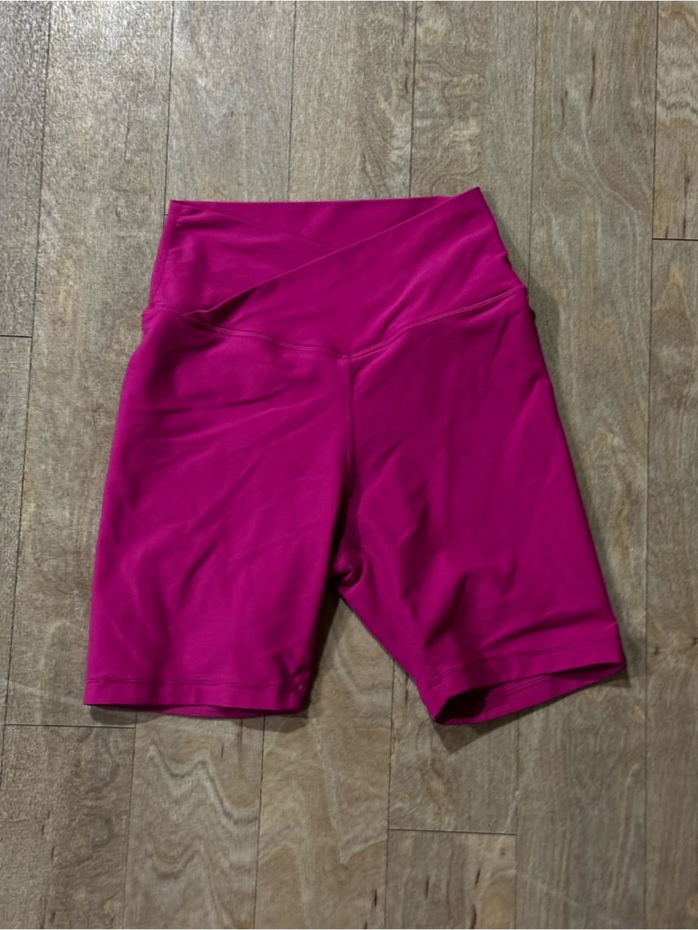 Popflex Pink Crossover Athletic Biker Shorts Size Small